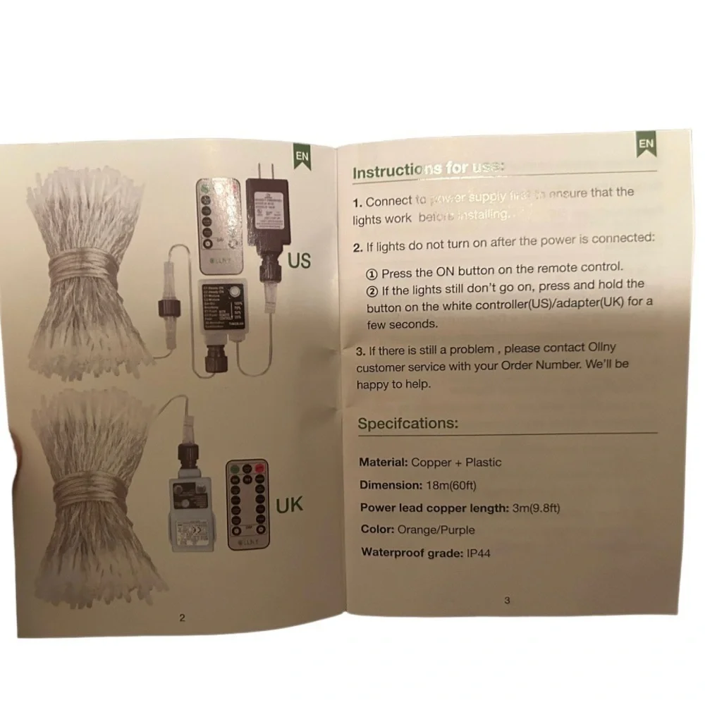 ollny purple LED low voltage decorative lights, 5 boxes brand new